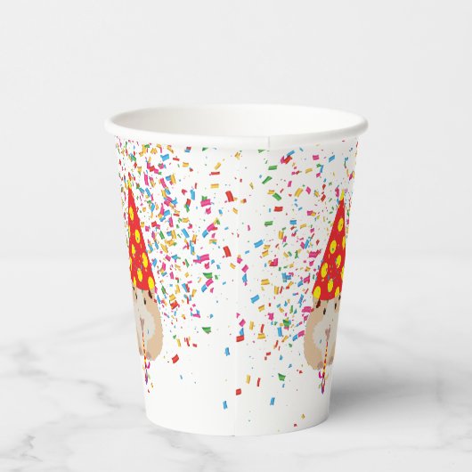 Hamster Parting - Dieren op Birthday Party Papieren Bekers (Rechts)