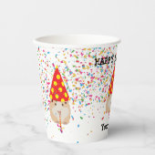 Hamster Parting - Dieren op Birthday Party Papieren Bekers (Voorkant)