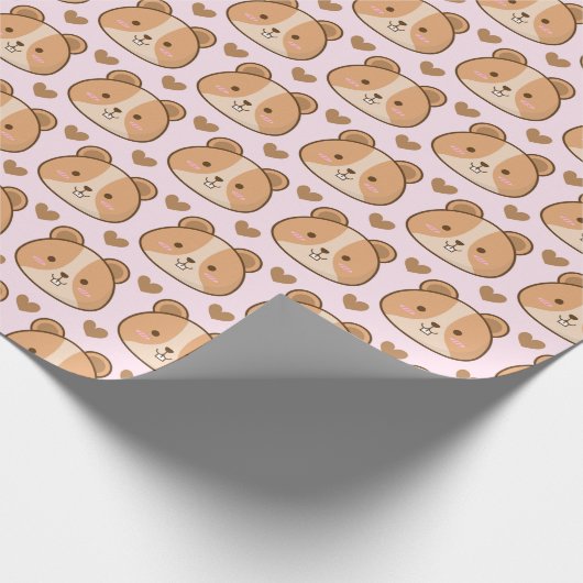 Hamster Pattern Cadeaupapier (Hoek)
