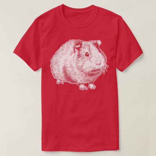 Hamster Pet Owner Dierenvriend Rodent Mouse Guinee T-shirt (Design voorkant)