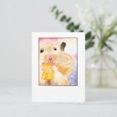 Hamster Pet Selfie- DNM Briefkaarten (Staand voorkant)