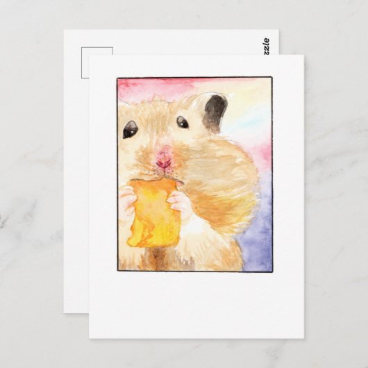 Hamster Pet Selfie- DNM Briefkaarten (Voorkant / Achterkant)