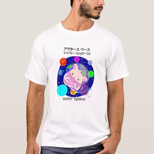 Hamster Pinkie Outer Space T-shirt (Voorkant)