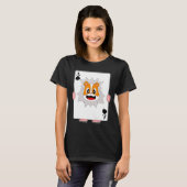 Hamster Poker kaarten T-shirt (Voorkant volledig)