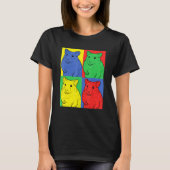 Hamster Pop Art - Retro Rodent T-shirt (Voorkant)