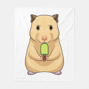 Hamster Popsicle Fleece Deken