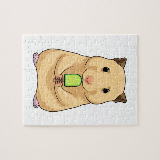 Hamster Popsicle Legpuzzel (Horizontaal)