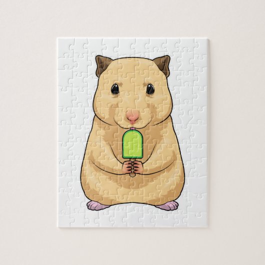 Hamster Popsicle Legpuzzel (Verticaal)