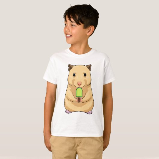 Hamster Popsicle T-shirt (Voorkant volledig)