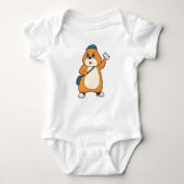 Hamster Postman Letter Romper (Voorkant)