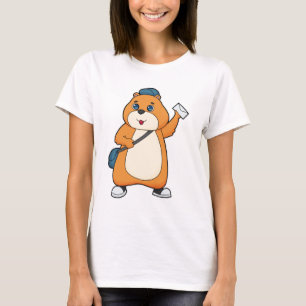 Hamster Postman Letter T-shirt
