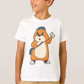 Hamster Postman Letter T-shirt (Voorkant)