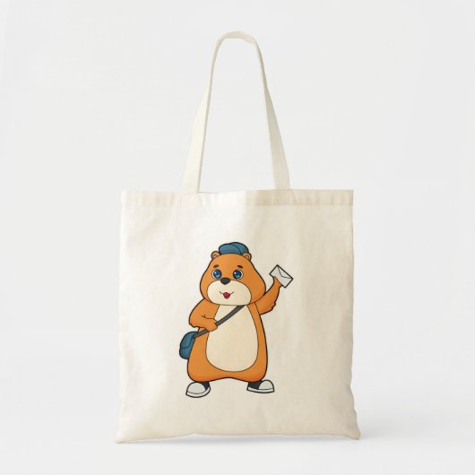Hamster Postman Letter Tote Bag (Voorkant)