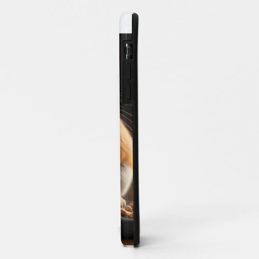 Hamster praten op mobiele telefoon Case-Mate iPhone case (Achterkant/links)