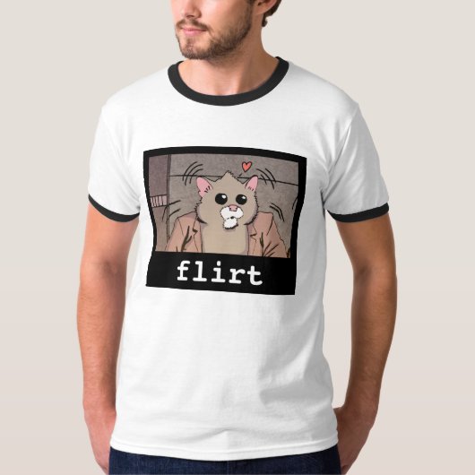 Hamster Rage Flirt T-shirt (Voorkant)