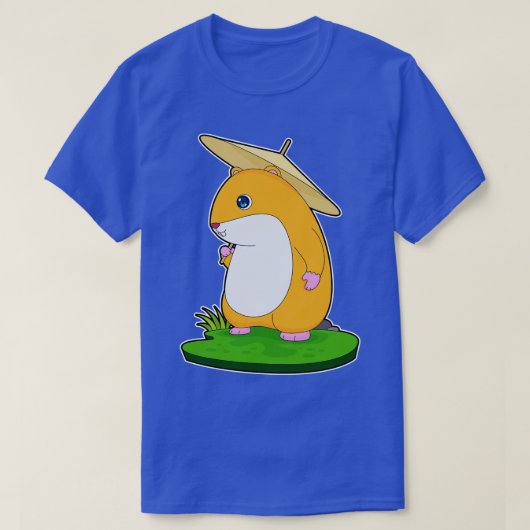 Hamster Raining Umbrella T-shirt (Design voorkant)