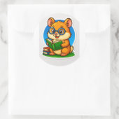 Hamster Reading Sticker (Tas)