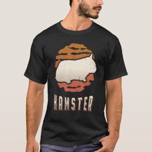 Hamster  Retro Classic Animal Sunset T-shirt