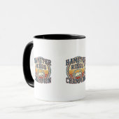 Hamster Ringen Kampioen Retro Design Mok (Voorkant links)