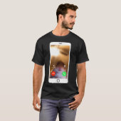 Hamster Roep Meme Front Facing Camera Funny T-shirt (Voorkant volledig)