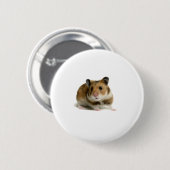 Hamster Ronde Button 5,7 Cm (Voorkant /achterkant)