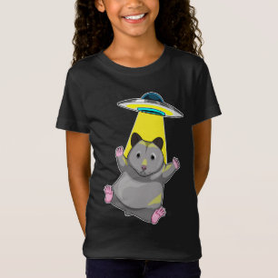 Hamster Ruimteschip Ruimte T-shirt