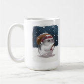 Hamster Santa Koffiemok (Links)
