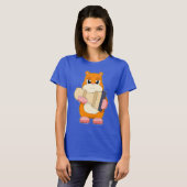 Hamster Schaakstuk Pion Schaken T-shirt (Voorkant volledig)