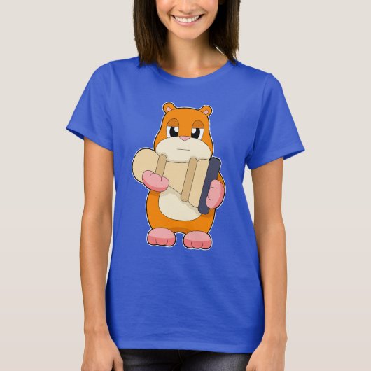 Hamster Schaakstuk Pion Schaken T-shirt (Voorkant)