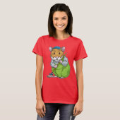 Hamster Schoonmaak personeel Mop T-shirt (Voorkant volledig)