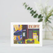 hamster serie-2014-Incanto Cafe Briefkaart (Staand voorkant)