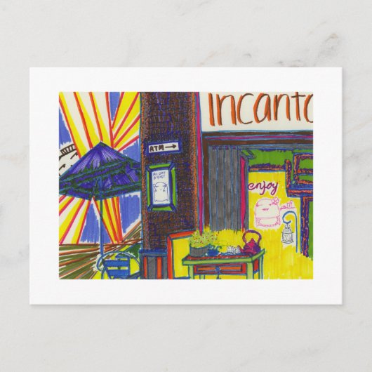 hamster serie-2014-Incanto Cafe Briefkaart (Voorkant)