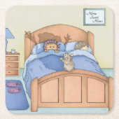 Hamster Shadow Kartonnen Onderzetters (Voorkant)