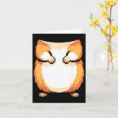 Hamster Shirt Adult Kids Men Women Brown Hamster C Kaart (Gele Bloem)