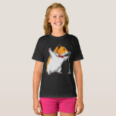 Hamster Singer Microfoon Muziek T-shirt (Voorkant volledig)
