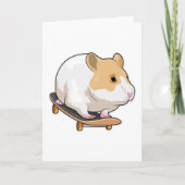 Hamster Skater Skateboard Kaart (Voorkant)