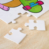 Hamster Skater Skateboard Legpuzzel (Zijkant)