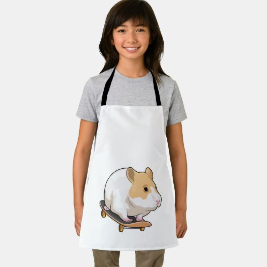 Hamster Skater Skateboard Schort (Insitu)