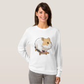 Hamster Skater Skateboard T-shirt (Voorkant volledig)