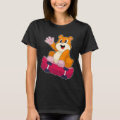 Hamster Skater Skateboard T-shirt (Voorkant)