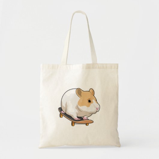Hamster Skater Skateboard Tote Bag (Voorkant)