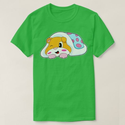 Hamster Sleeping Blanket T-shirt (Design voorkant)