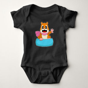Hamster Snowboard Wintersport Romper