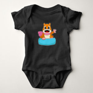 Hamster Snowboarden Wintersport Romper