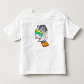 Hamster Snowboarder Snowboard Kinder Shirts (Voorkant)