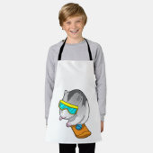 Hamster Snowboarder Snowboard Schort (Gedragen)