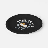 Hamster Spin Class Papieren Bordje (Gekanteld)