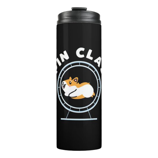 Hamster Spin Class Thermosbeker (Voorkant)