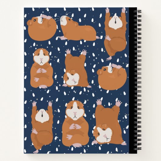Hamster Spiral Composition Notitieboek (Achterkant)