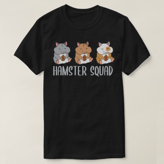 Hamster Squad Funny Hamsters Rodent Team T-shirt (Design voorkant)